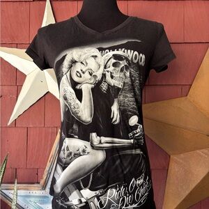 2014 DAVID GONZALES  Marilyn Monroe RIDE OR DIE Women’s Size L